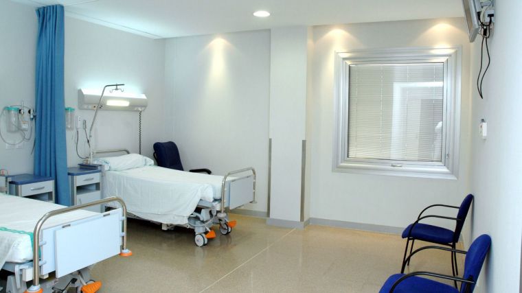 Habitación del Hospital Nuestra Señora del Prado de Talavera de la Reina.