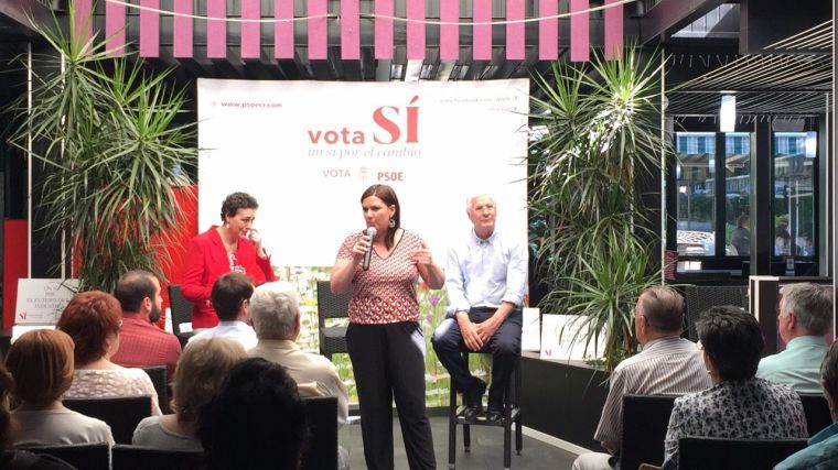 VALERIO ASEGURA QUE CON PEDRO SÁNCHEZ 'MEJORARÁ LA SITUACIÓN ACTUAL DE PENSIONISTAS Y TRABAJADORES'