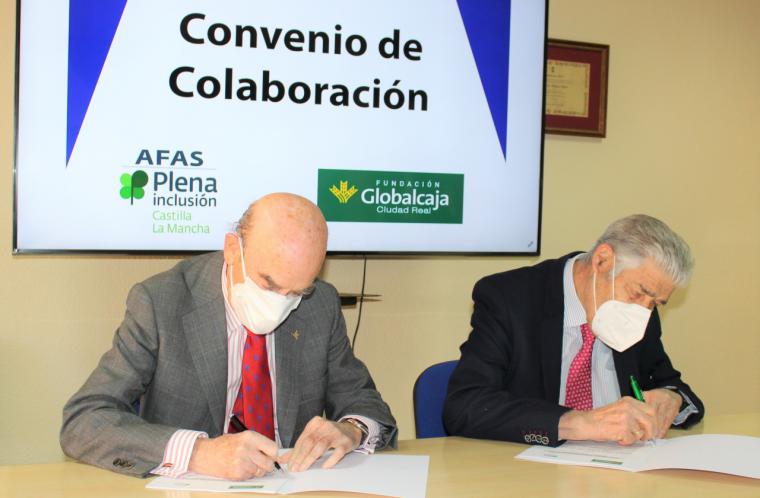 La Fundación Globalcaja Ciudad Real y AFAS se unen para favorecer la integración socio-laboral de las personas con discapacidad