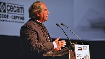 El presidente de Cecam tacha de "política" la huelga del 11N y reclama que se garanticen las pensiones