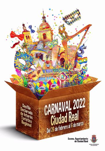 El cartel del Carnaval de Ciudad Real "abre una explosión de color" para volver a celebrar esta fiesta en la ciudad