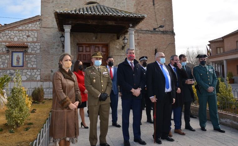 Álvaro Gutiérrez asiste a la celebración de la festividad de la Virgen de la Candelaria en Numancia de la Sagra